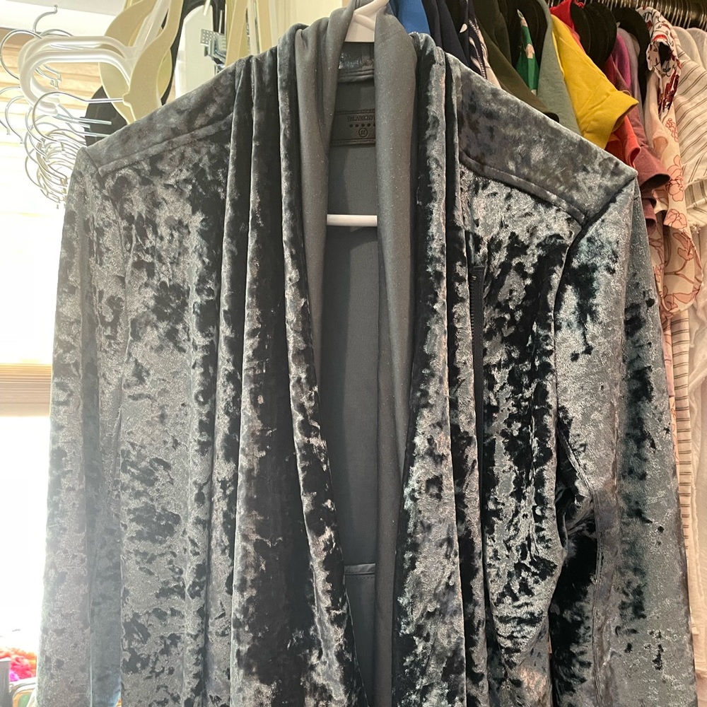 Blank NYC velvet jacket